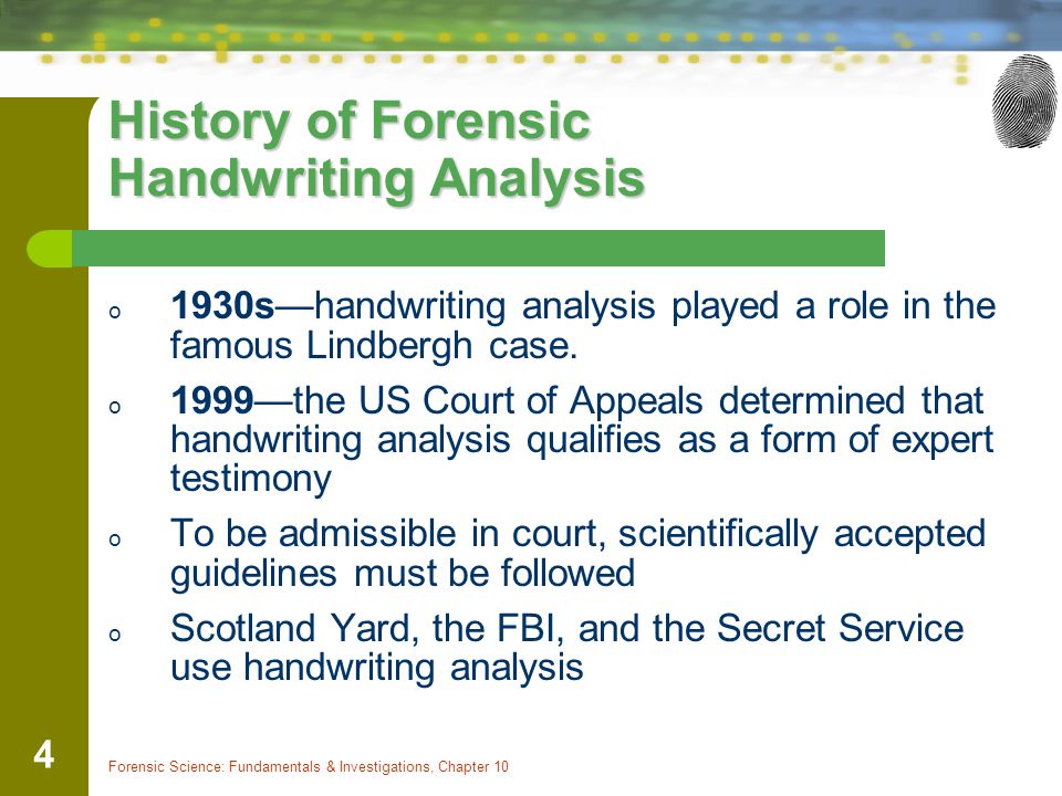 Forensic Handwriting Analysis – Expert Introduction to Handwriting Analysis